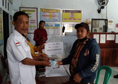 Penyaluran BLT DD Bulan Februari Desa Gondang