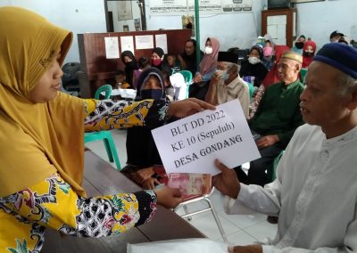 Penyaluran BLT Tahap 10 Desa Gondang