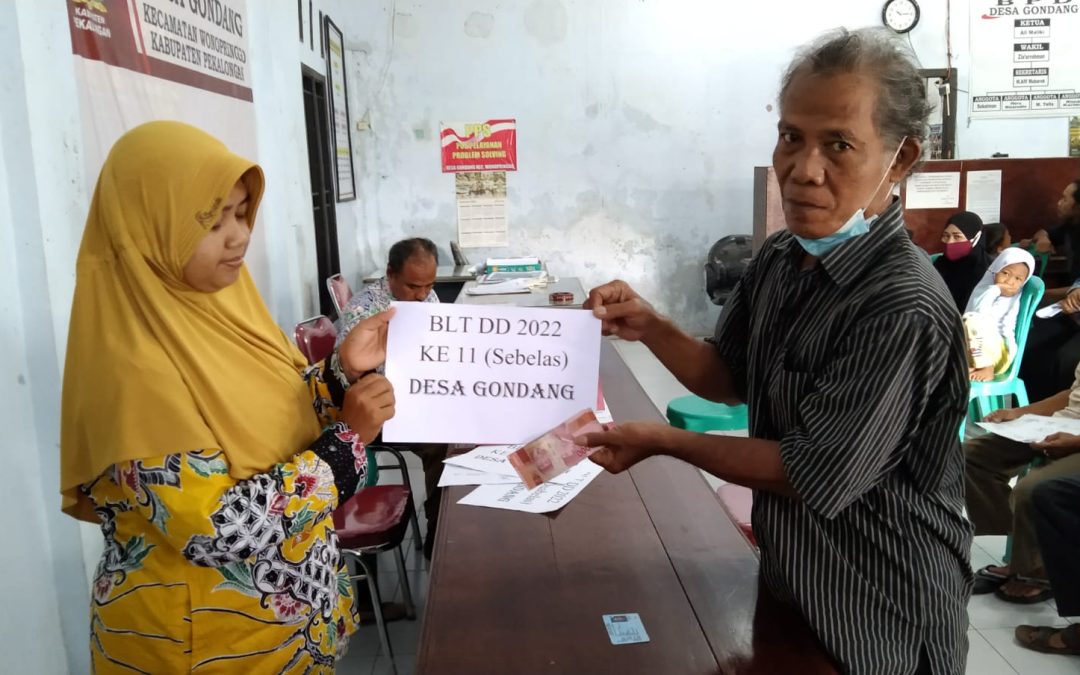 Penyaluran BLT Tahap 11 Desa Gondang