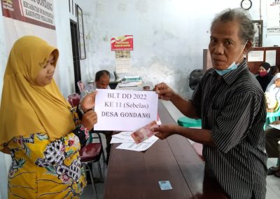 Penyaluran BLT Tahap 11 Desa Gondang