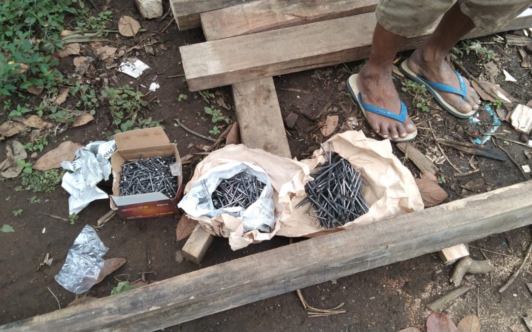 Pembuatan Kandang Kambing Tahap 0% Desa Gondang