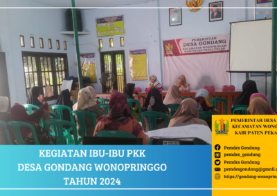 PKK DESA GONDANG WONOPRINGGO