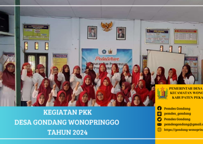 Kegiatan PKK Desa Gondang Wonopringgo