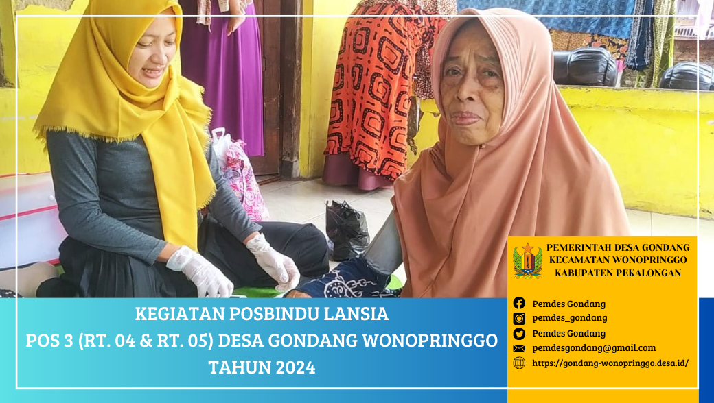 Posbindu Lansia POS 3 (RT. 04 & RT. 05) Desa Gondang Wonopringgo