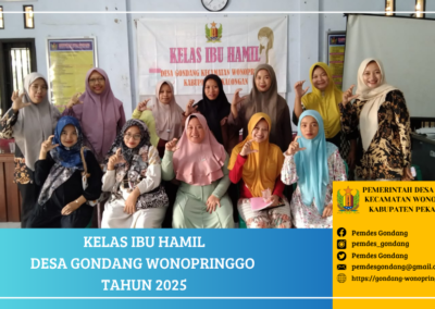 Kelas Ibu Hamil Desa Gondang Wonopringgo