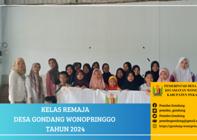 Kelas Remaja Desa Gondang Wonopringgo