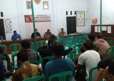 Pemilihan Ketua dan Pengurus Karang Taruna Desa Gondang