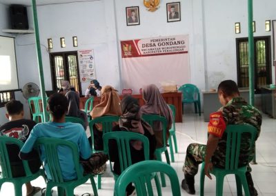 Posyandu Remaja RT 01 sampai RT 06 Desa Gondang